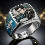 Elvis Presley 3D Engraved Ring – MAITM15394