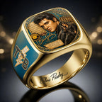Elvis Presley 3D Engraved Ring – MAITM15394