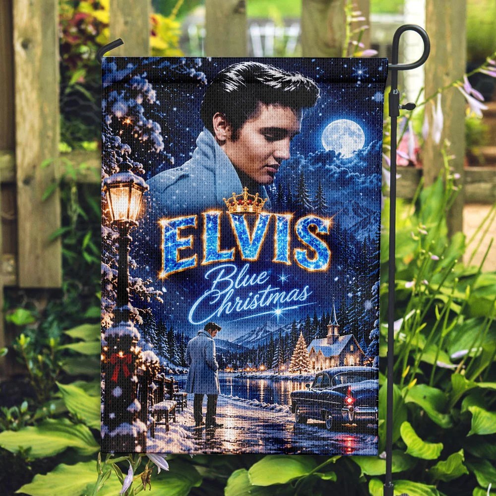 Elvis Presley Double-side Garden Flag – TANTN26021