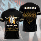 Elvis Presley Hound Dog 70th Anniversary 3D Apparel – MAITM14657