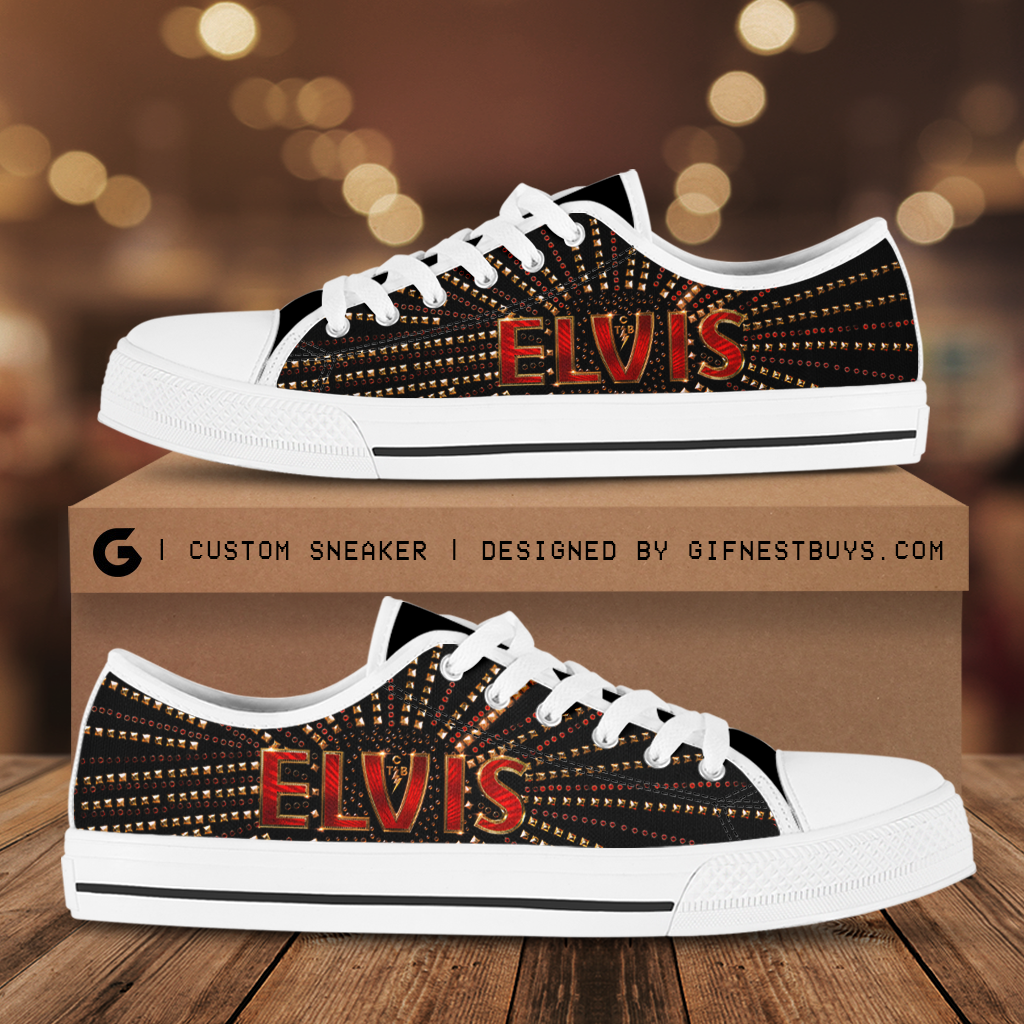 Elvis Presley Low Top Canvas Shoes – TANTN 6301