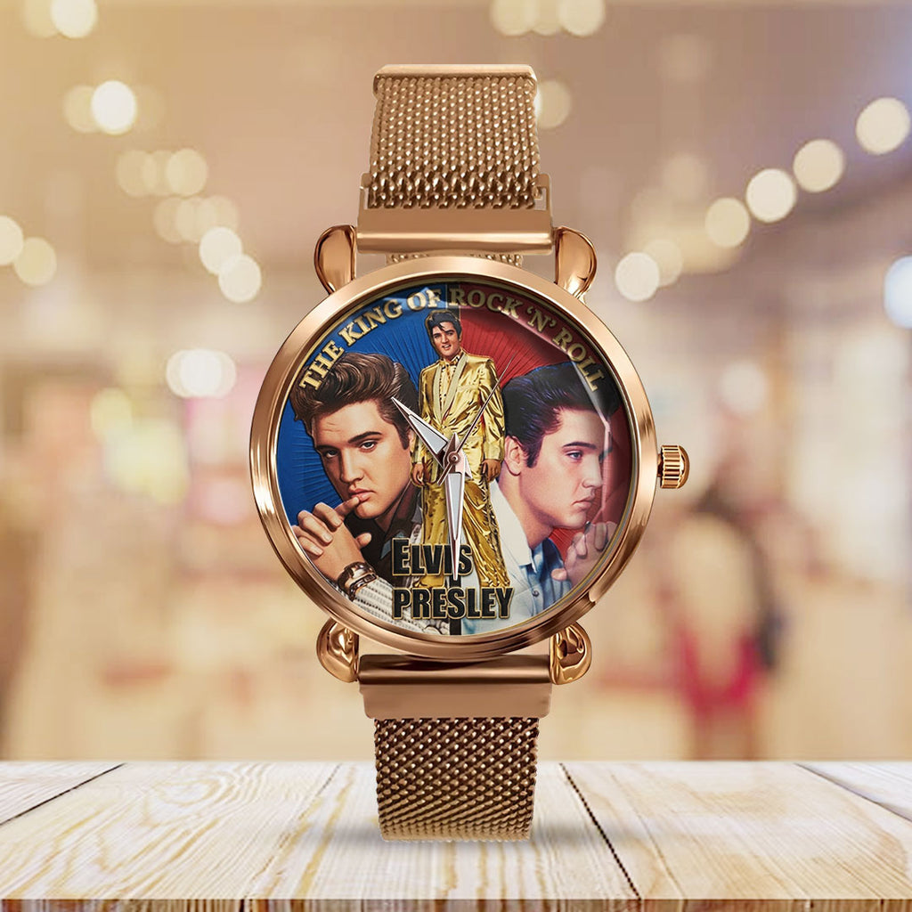 Elvis Presley Mesh Strap Quartz Watch – TMTHU5580