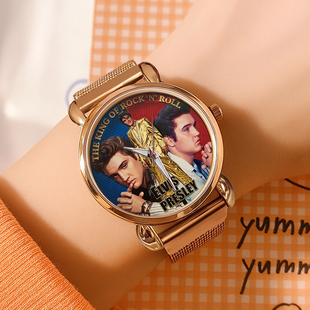 Elvis Presley Mesh Strap Quartz Watch – TMTHU5580