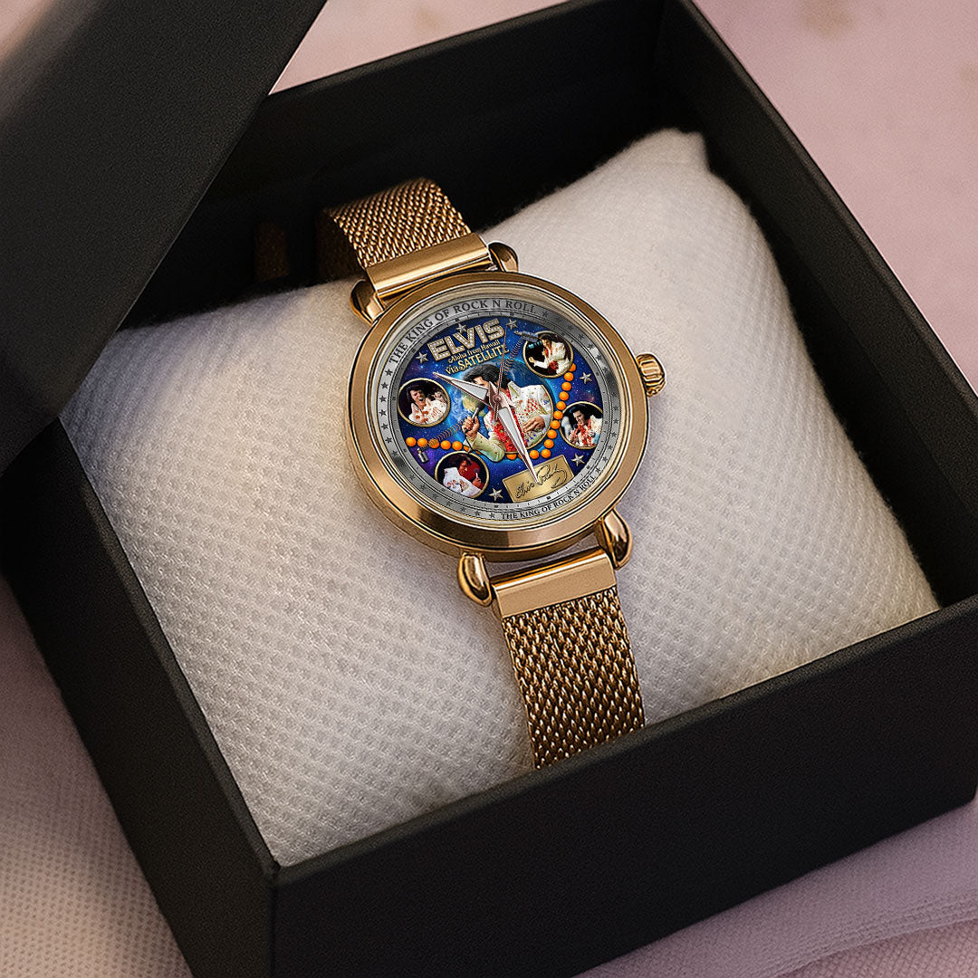 Elvis Presley Mesh Strap Quartz Watch – TMTHU6503