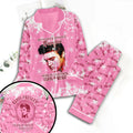 Elvis Presley Satin Pajama Set with Piping – TMTHU9108