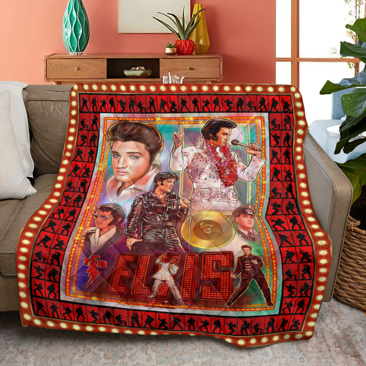 Elvis Presley Quilt Blanket – VANDH 2982