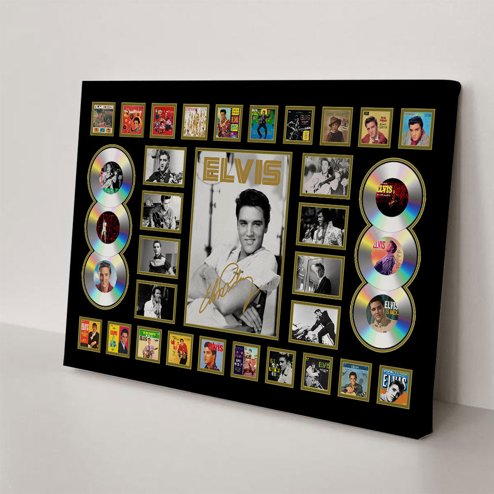 Elvis Presley Rectangle Canvas With Inner Frame – TMTHU3207