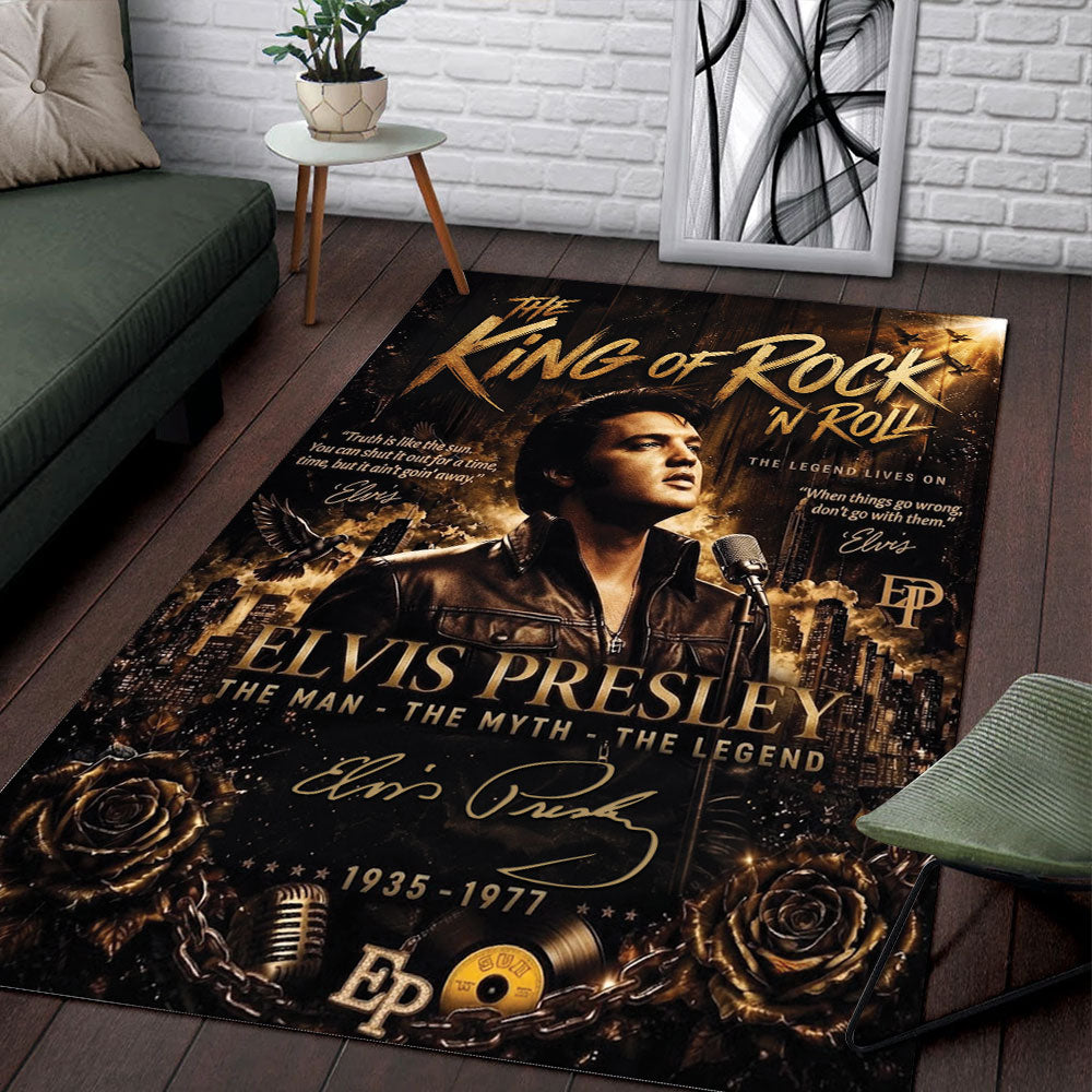 Elvis Presley Rectangular Rug – TMTHU7582