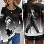 Elvis Presley Round Neck Raglan Sleeve Sweatshirt – MAITM 9643
