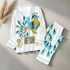 Elvis Presley Satin Pajama Set with Piping – HOATT20862