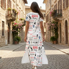 Elvis Presley Short Sleeve Maxi Dress – HOATT19507