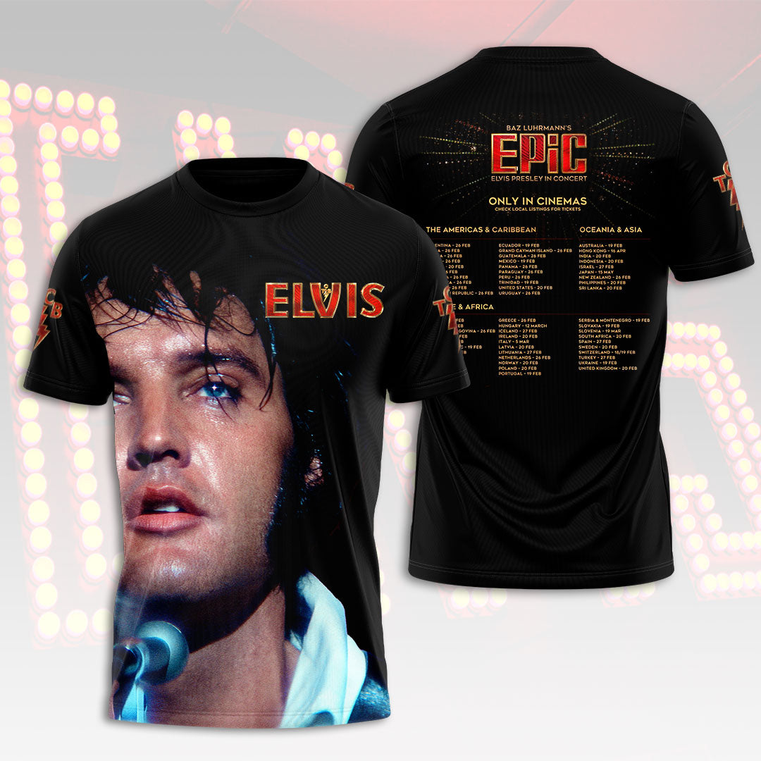 Elvis Presley Black Stainless Steel Watch – GNE 484