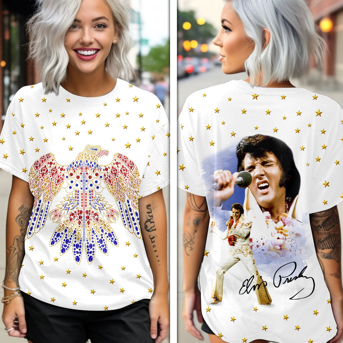 Elvis Presley Hemp Rope Tote Bag – TANTN 14293