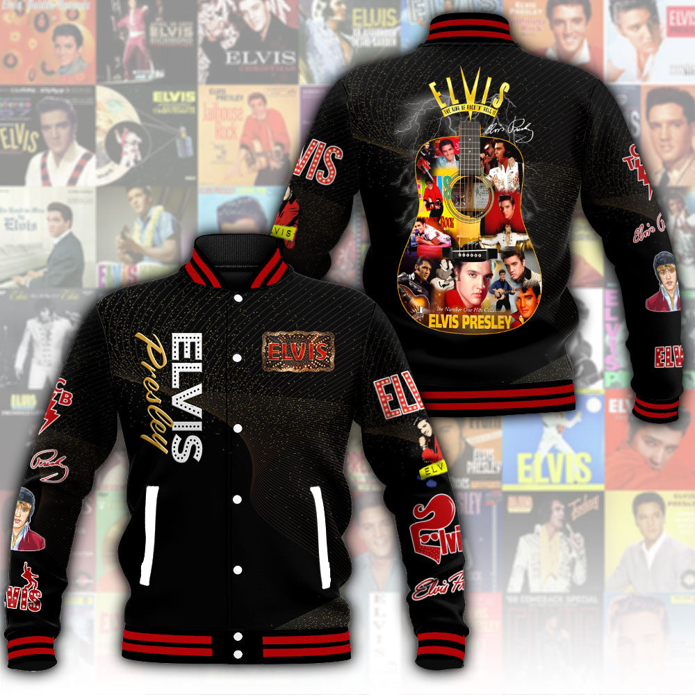 Elvis Presley Varsity Jacket – HUANNM 5080
