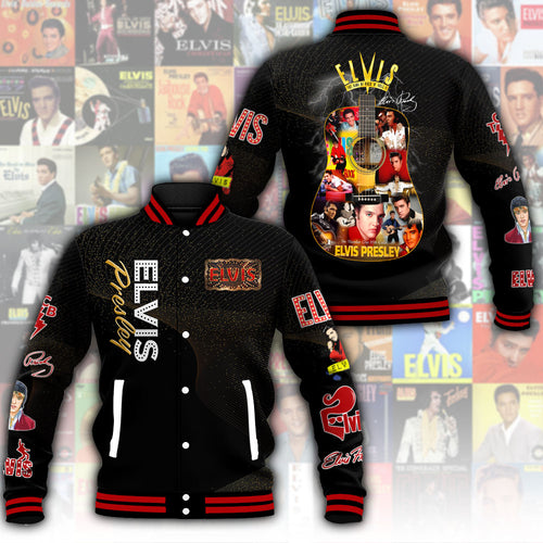 Elvis Presley Varsity Jacket – HUANNM 5080