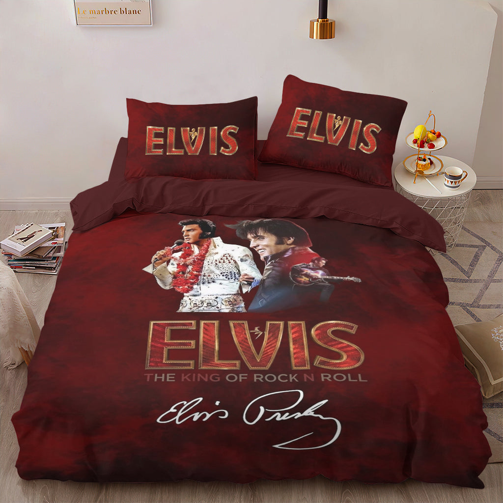 Elvis Presley 3-Piece Duvet Bedding Set – TMTHU7094