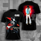 Elvis Presley Short Sleeve Button-Down Shirt – NGHIAVT 0002