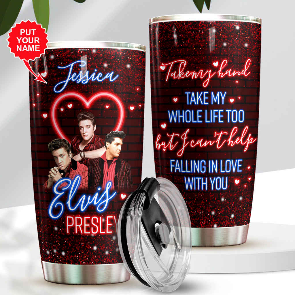 Personalized Elvis Presley Tumbler Cup – VANDH 236
