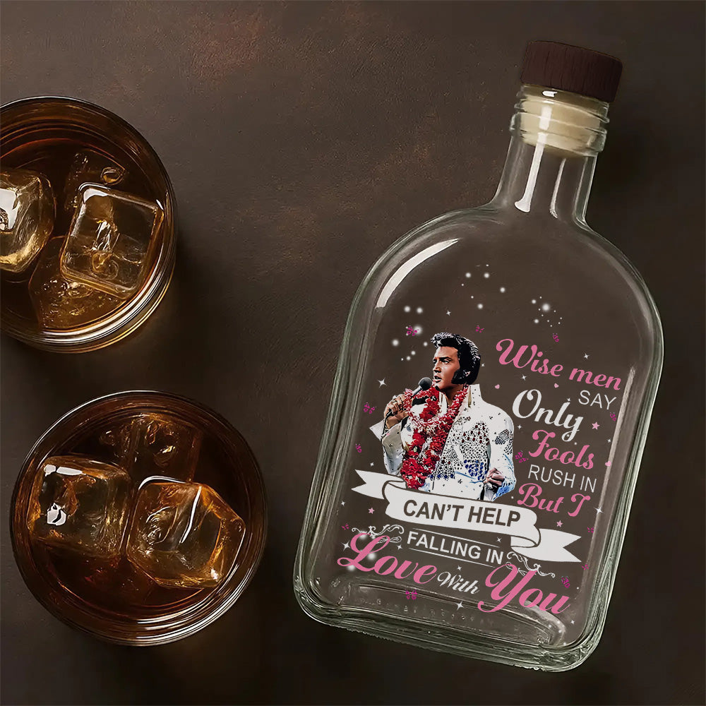 Elvis Presley 25oz Empty Whiskey Bottle – GNE4178