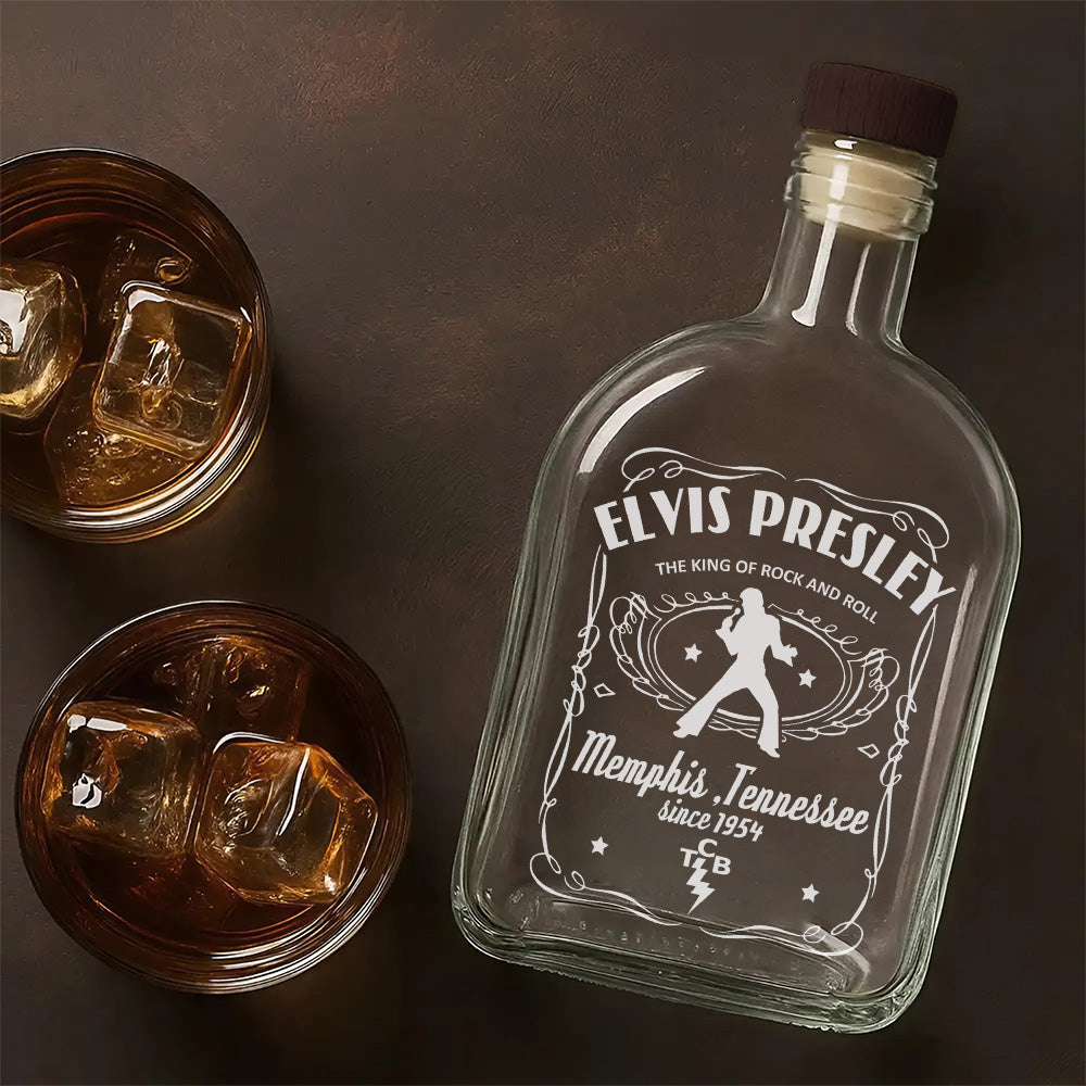 Elvis Presley 25oz Empty Whiskey Bottle – GNE4220