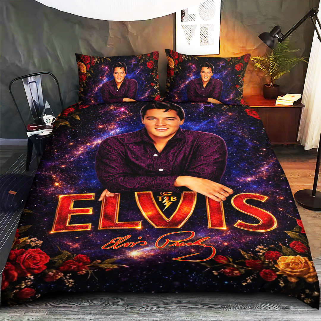 Elvis Presley 3-Piece Duvet Bedding Set – VANDH5054