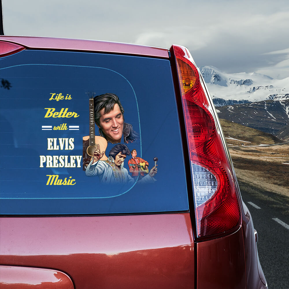 Elvis Presley Car Sticker – HUANNM 3633