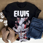 Elvis Presley 3D Sleeveless Down Jacket – TANTN 9392