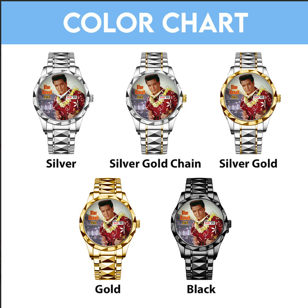 Elvis Presley Alloy Luxury Quartz Watch – GNE4228