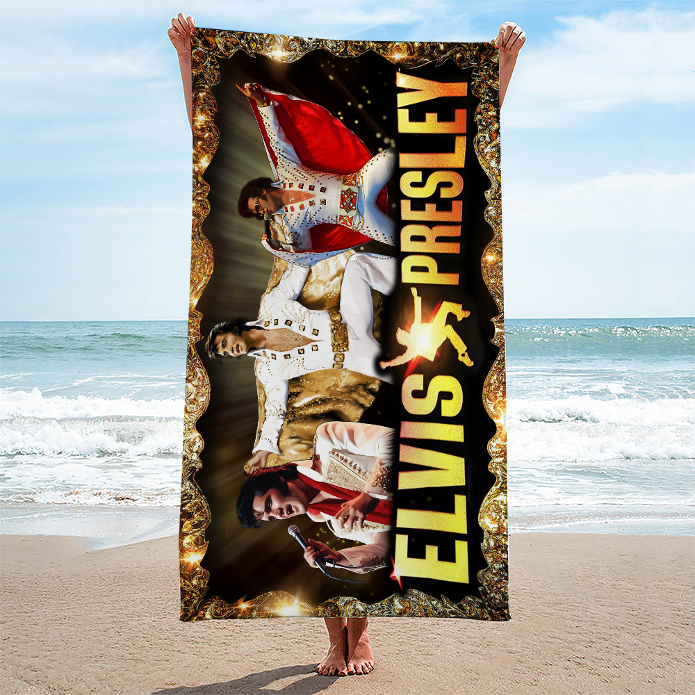 Elvis Presley Rectangle Beach Towel – TMTHU2871