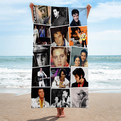 Elvis Presley Rectangle Beach Towel – HOATT15606