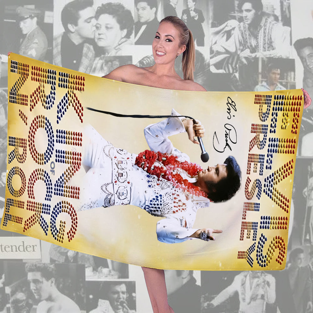 Elvis Presley Rectangle Beach Towel – TMTHU2869