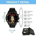 Elvis Presley Black Stainless Steel Watch – GNE 308