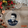 Elvis Presley Custom Shape 1-sided Keychain – TANTN 3740