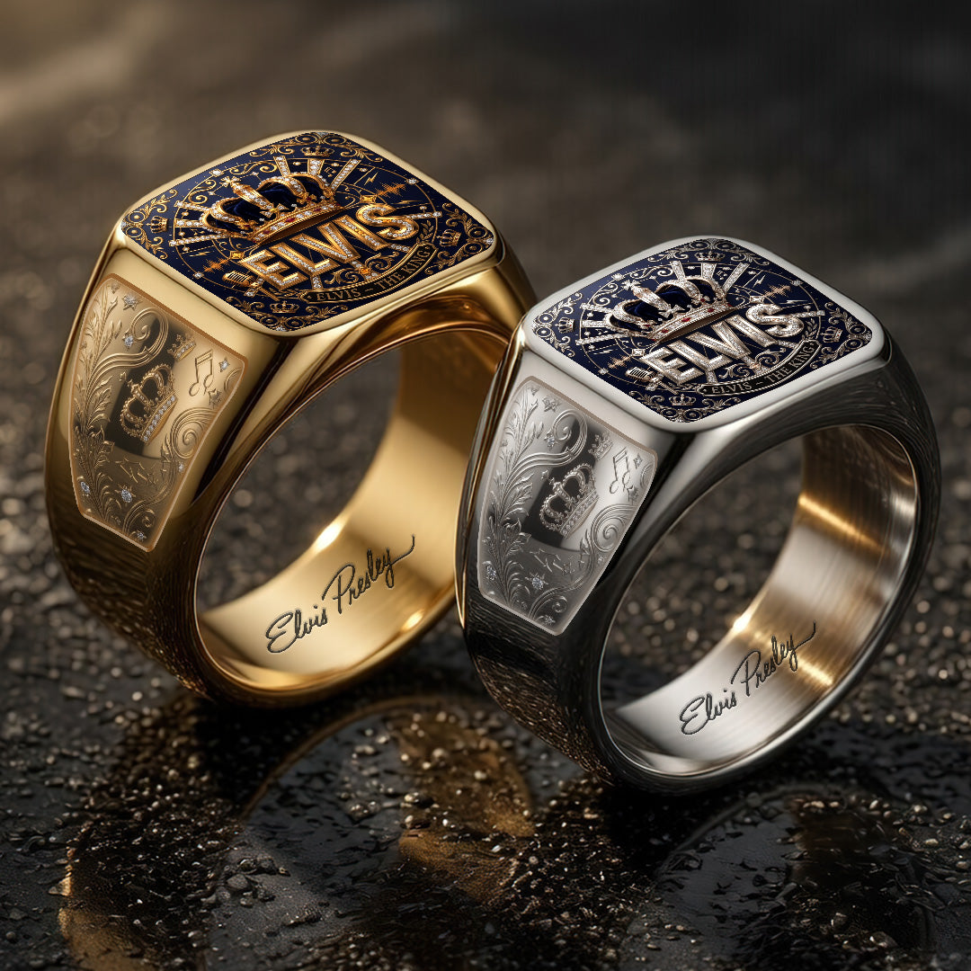 Elvis Presley 3D Engraved Ring – TANTN23233