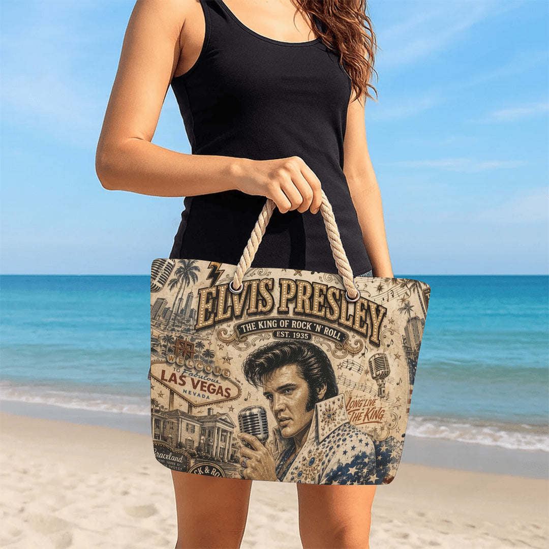 Elvis Presley Hemp Rope Tote Bag – TANTN24726