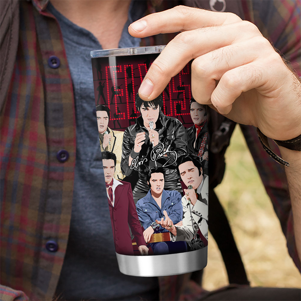 Personalized Elvis Presley Tumbler Cup – GNE 048