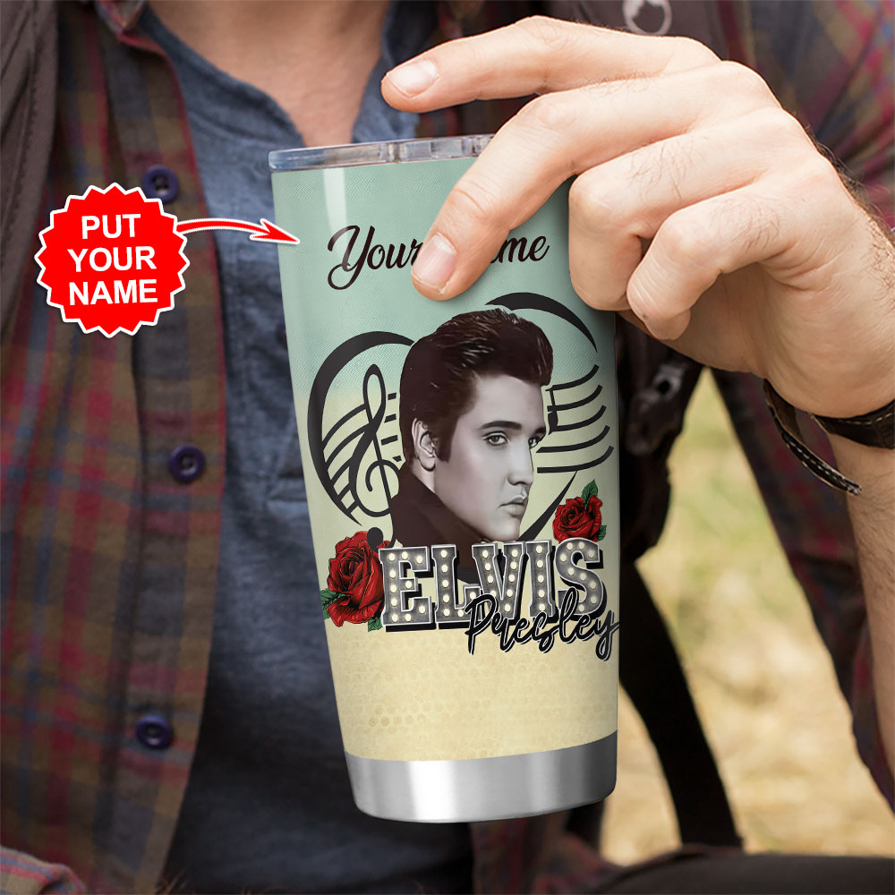 Personalized Elvis Presley Tumbler Cup – VANDH 2027