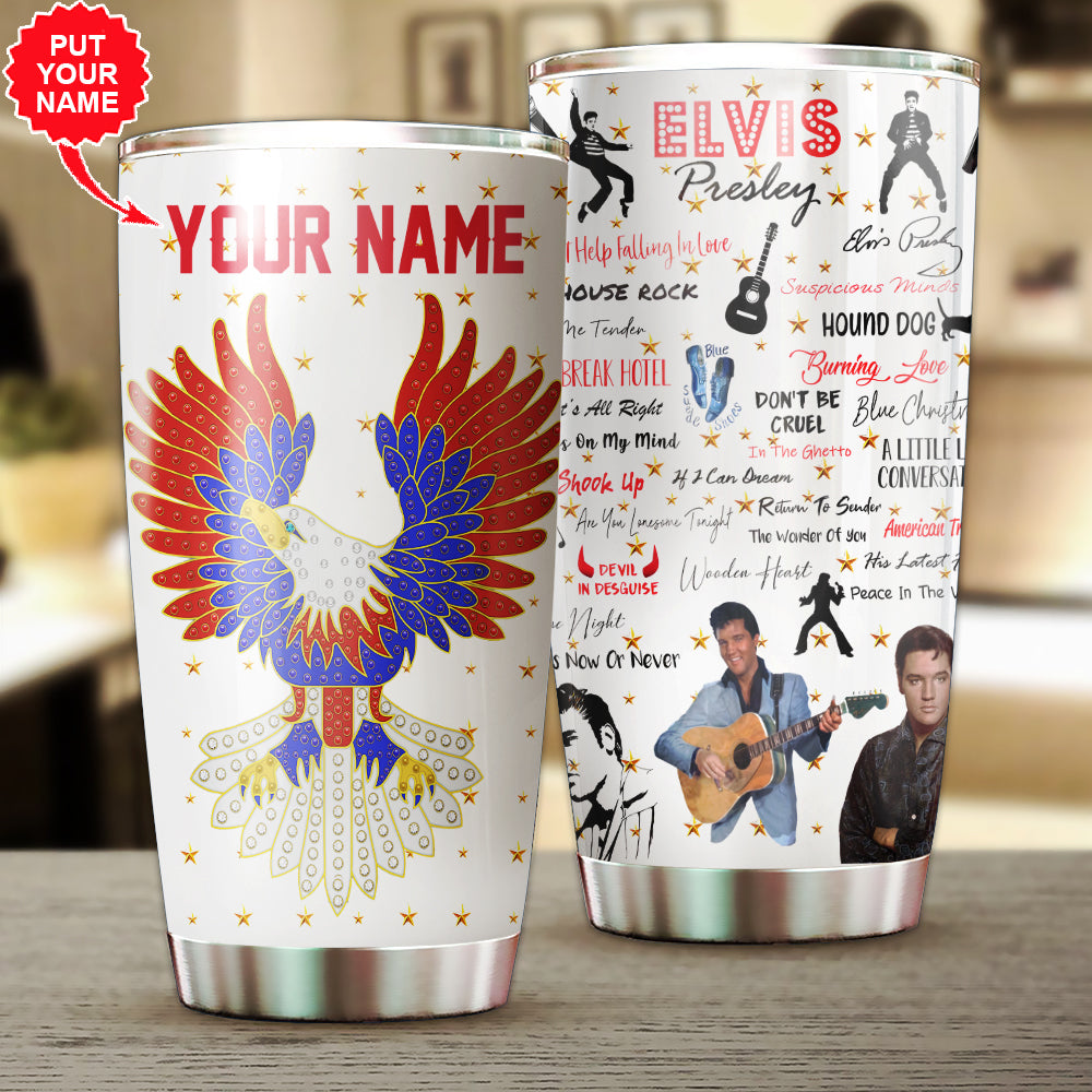 Personalized Elvis Presley Tumbler Cup – TANTN 1968