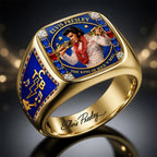 Elvis Presley 3D Engraved Ring – HOATT18260