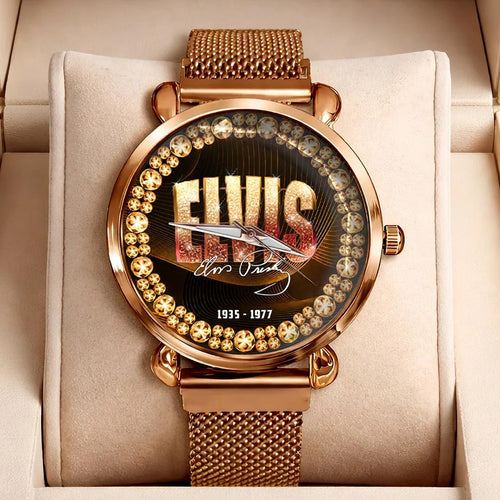 Elvis Presley Mesh Strap Quartz Watch – HOATT26907