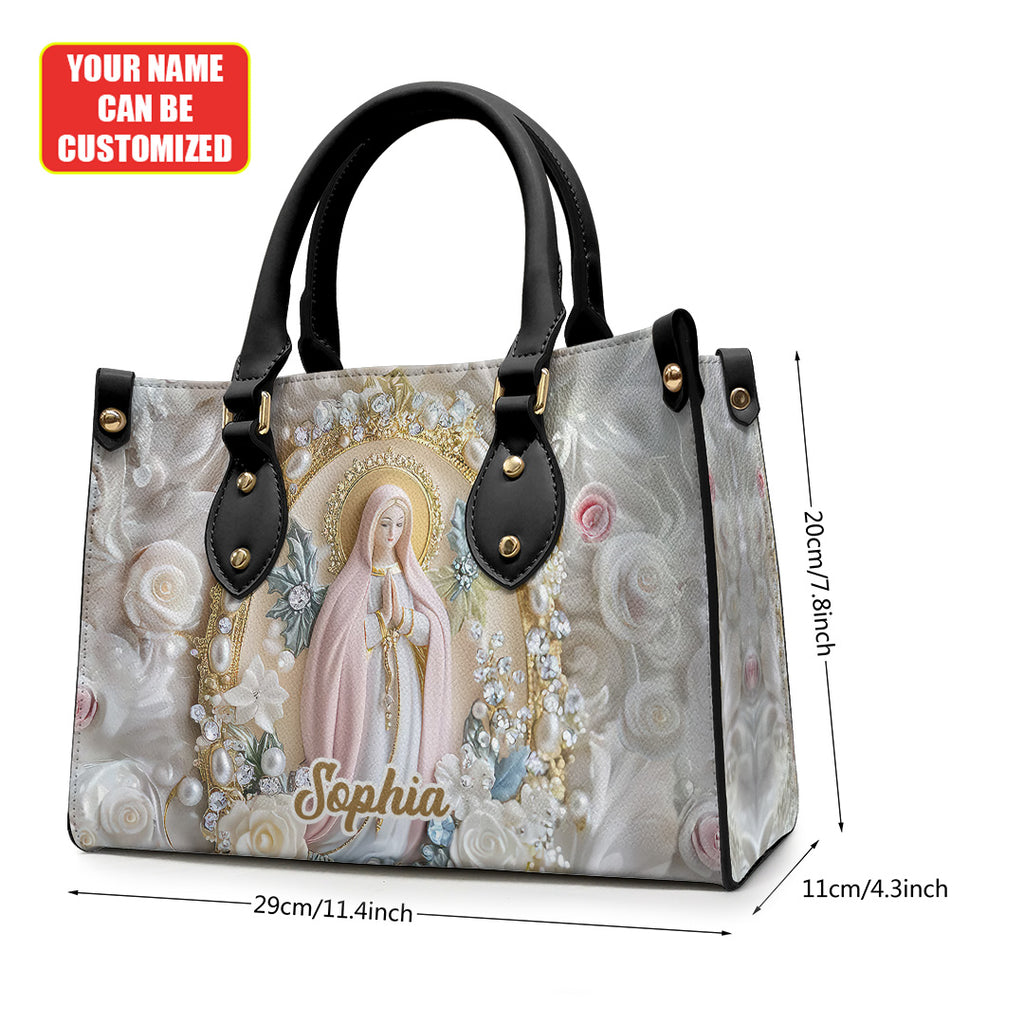 Personalized Eternal Faith Leather Handbag – TANTN15408