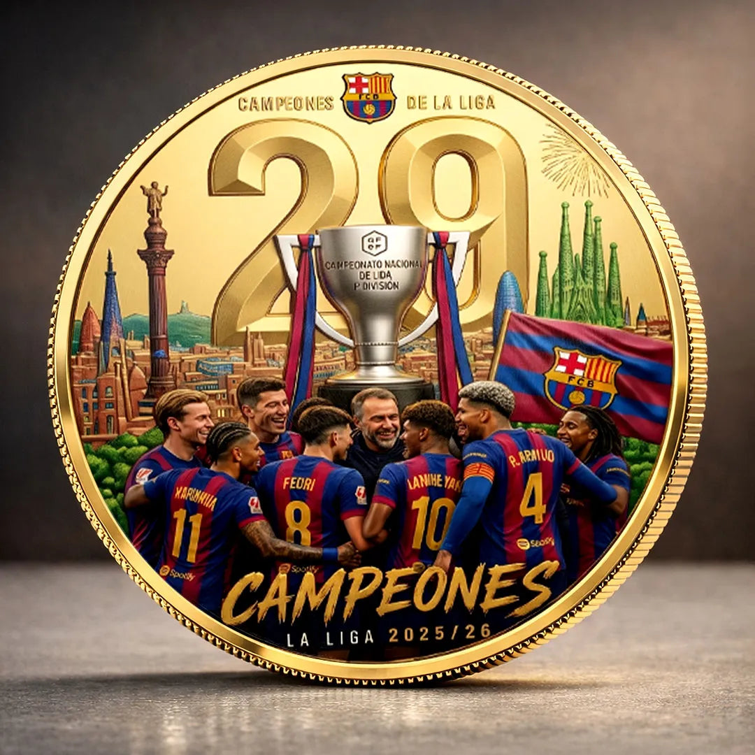 FC Barcelona LaLiga Winners 25/26 Commemorative Coin – TMTHU6034