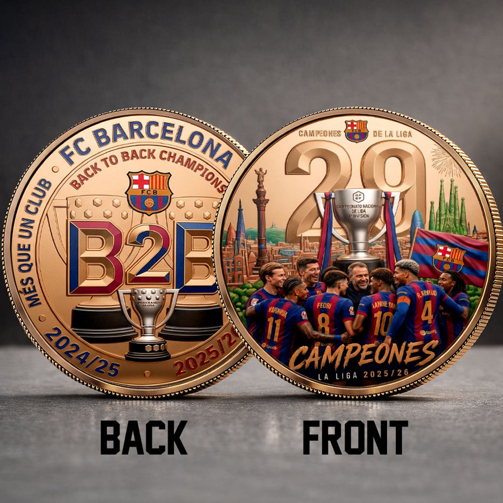 FC Barcelona LaLiga Winners 25/26 Commemorative Coin – TMTHU6034