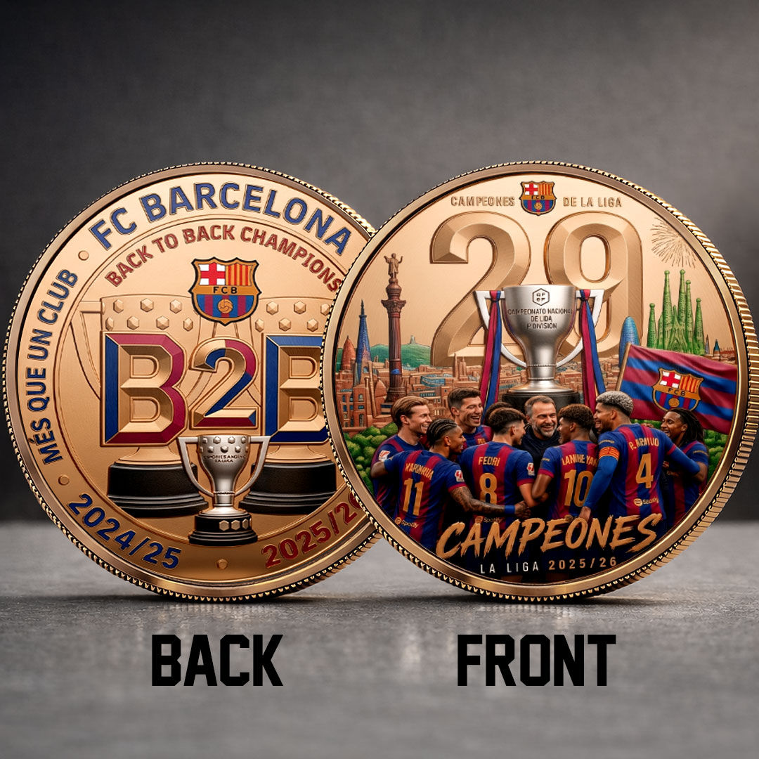 FC Barcelona LaLiga Winners 25/26 Commemorative Coin – TMTHU6034
