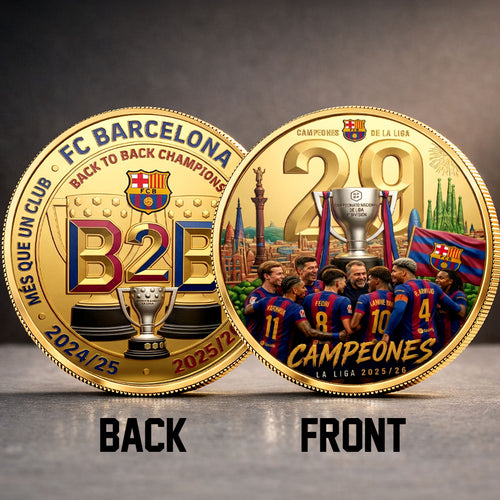 FC Barcelona LaLiga Winners 25/26 Commemorative Coin – TMTHU6034
