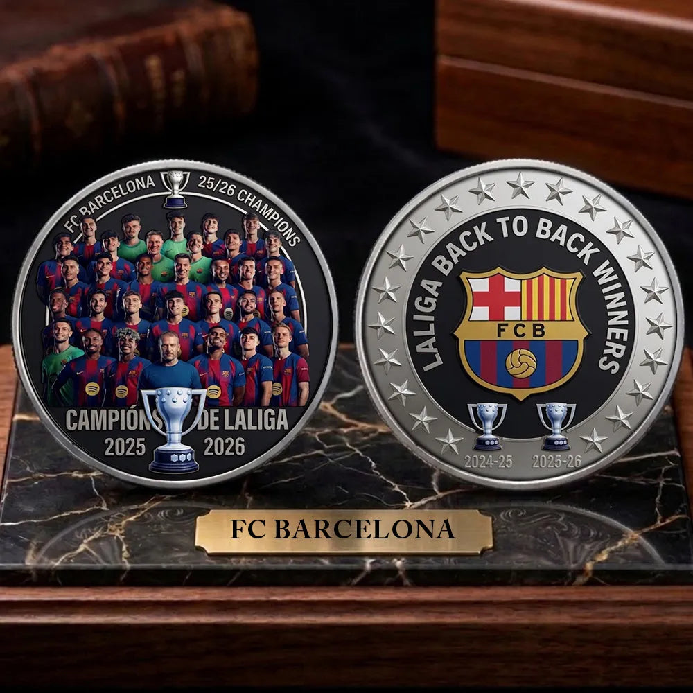 FC Barcelona LaLiga Winners 25/26 Commemorative Coin – TMTHU6035