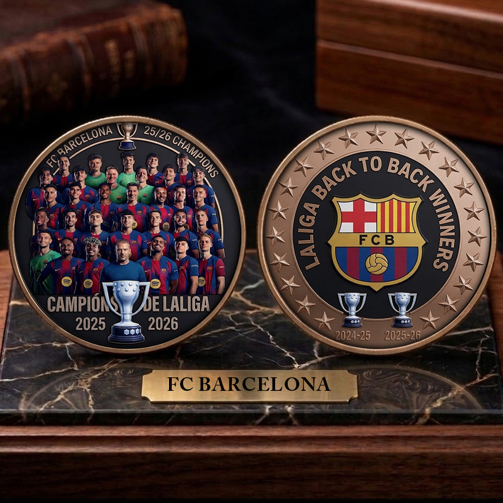 FC Barcelona LaLiga Winners 25/26 Commemorative Coin – TMTHU6035