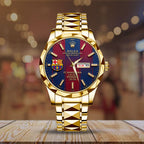 FC Barcelona LaLiga Winners 25/26 x Rolex Alloy Luxury Quartz Watch – TMTHU6038