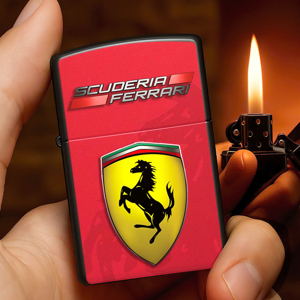 Scuderia Ferrari Zippo Lighter Case (No Insert) – TMTHU1068