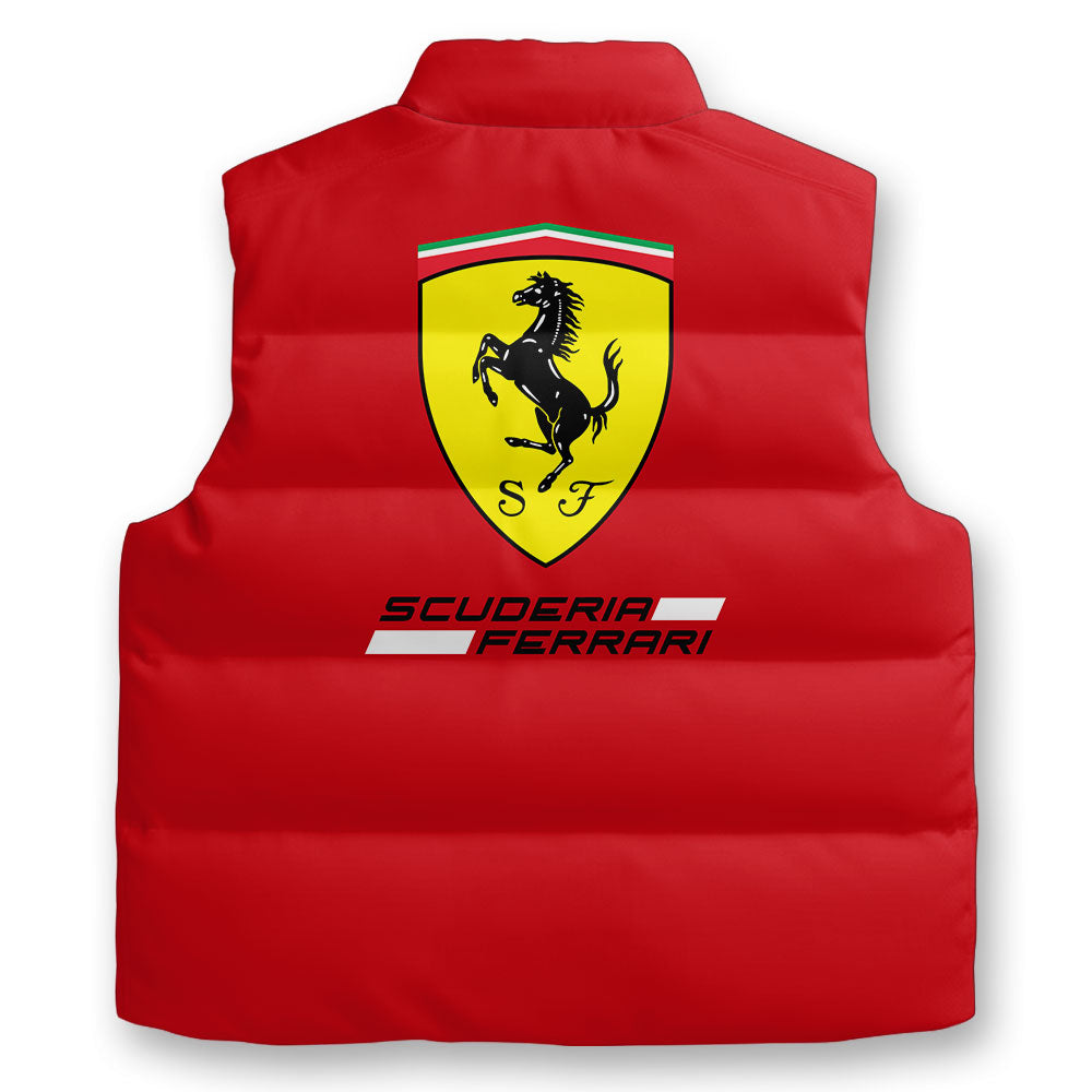 Scuderia Ferrari 3D Sleeveless Down Jacket – TMTHU1135
